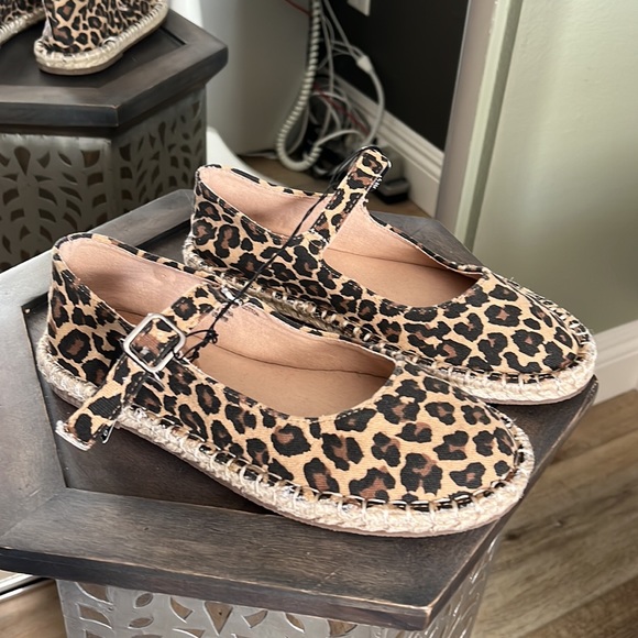 Torrid, leopard print cozy shoes